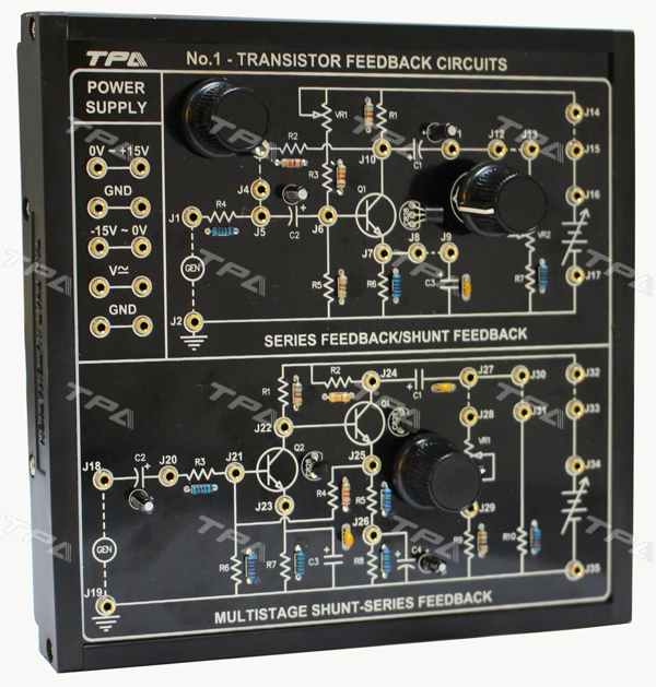 Module thí nghiệm mạch phản hồi transistor 1 - TPAD.Q0911       