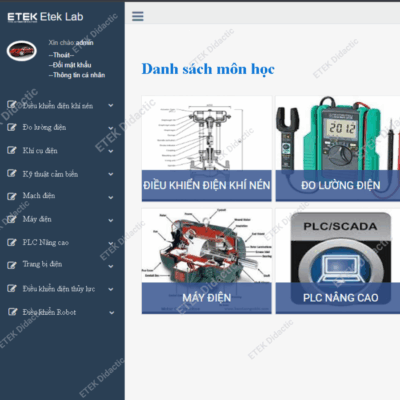 Phần mềm thực hành mô phỏng và tương tác